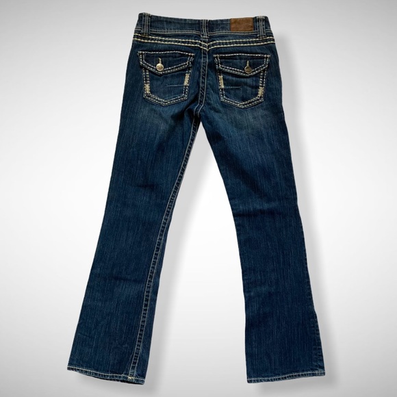 BKE Addison Flap Pocket Boot Leg Jeans Size 28 - Picture 8 of 11